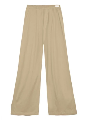 Malwee - Calça Wide Leg com Bolso Areia - MALWEE