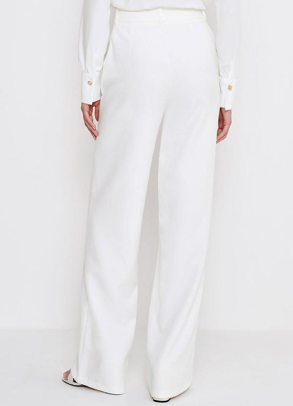 Principessa - Calça Wide Leg Coralina Off White 2