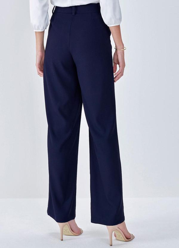 Principessa - Calça Wide Leg Marinho Raíze 2