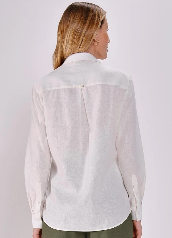 Principessa - Camisa de Linho Off White Maya 2