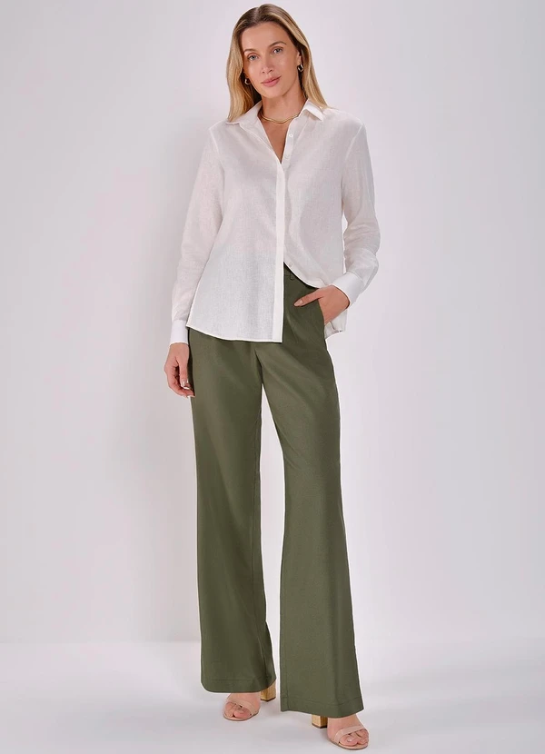 Principessa - Camisa de Linho Off White Maya 3