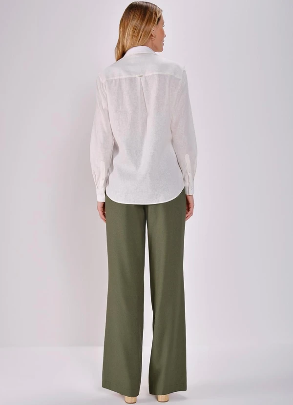 Principessa - Camisa de Linho Off White Maya 4