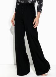 Pantalona Preta com Bolso Moda Evang�lica