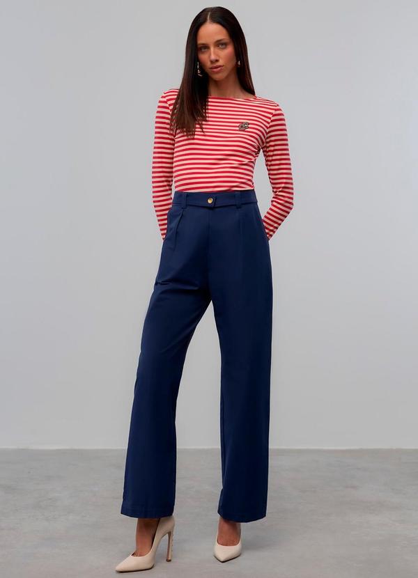 Carlota Costa - Calça Alfaiataria Azul 2