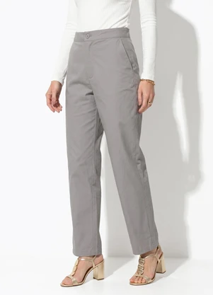 Colcci - Calça Alfaiataria Cinza - COLCCI