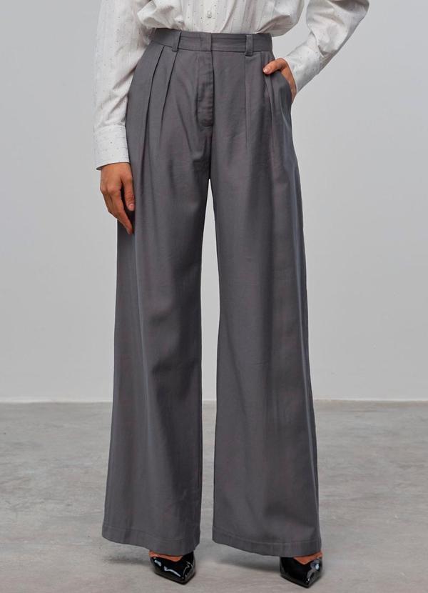 Carlota Costa - Calça Alfaiataria Cinza 1