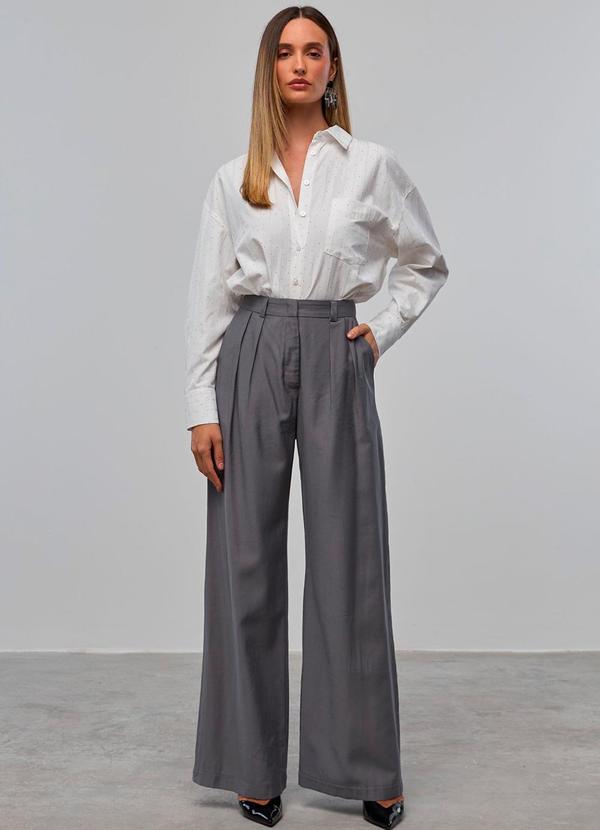 Carlota Costa - Calça Alfaiataria Cinza 3