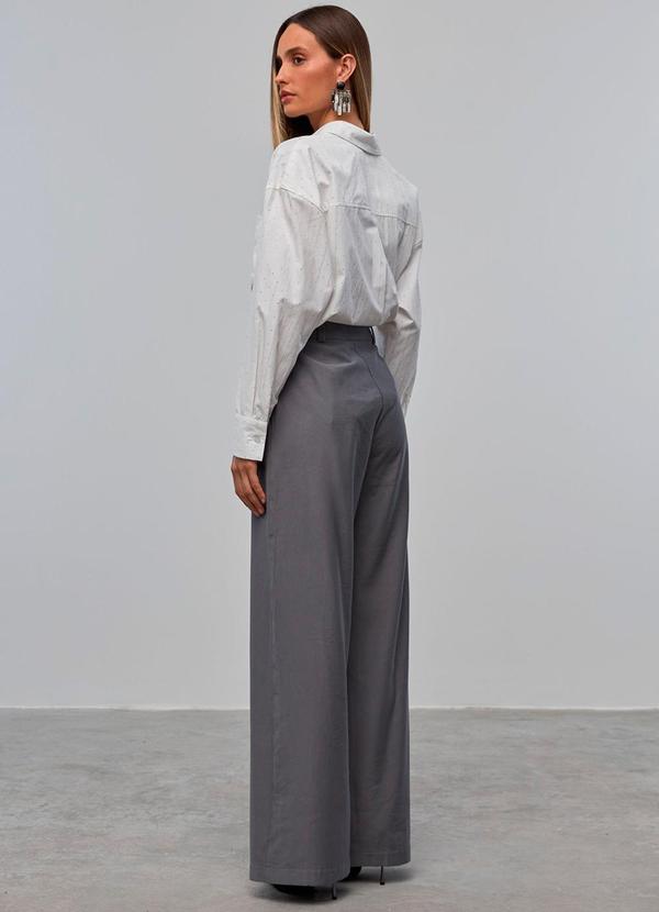 Carlota Costa - Calça Alfaiataria Cinza 4