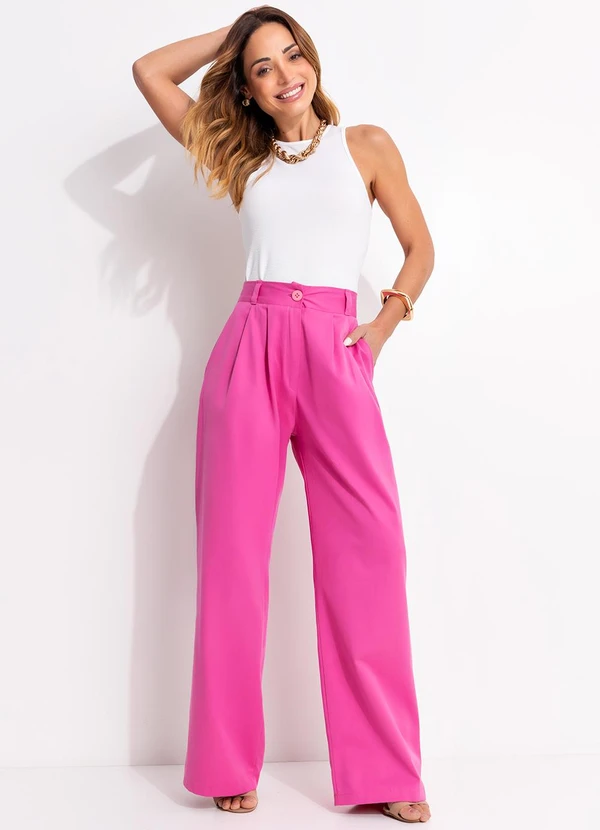 Bimini - Calça Alfaiataria Rosa 12