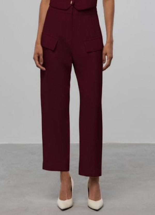 Carlota Costa - Calça Alfaiataria Roxo