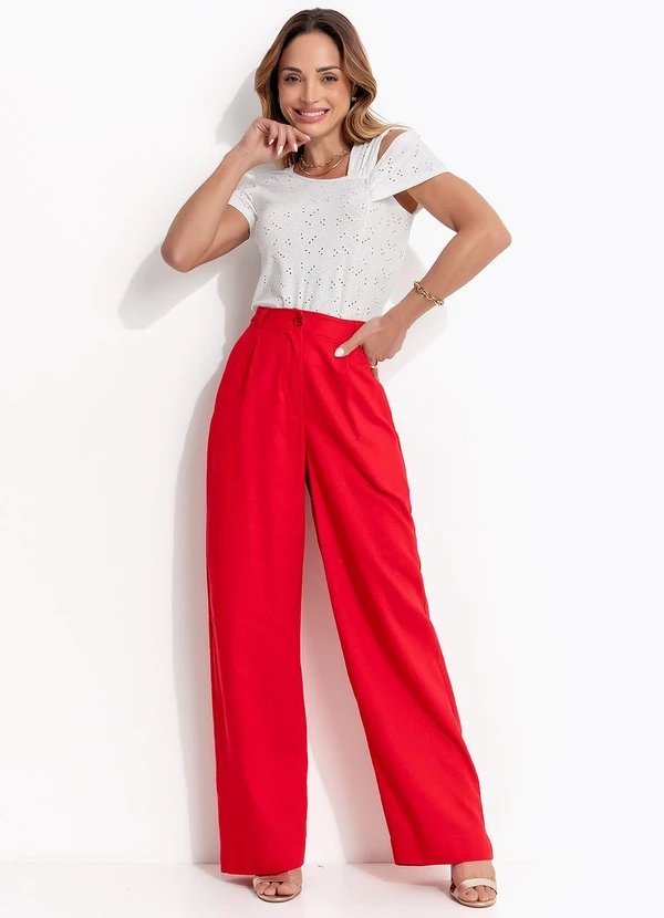 Bimini - Calça  Alfaiataria Vermelho 9