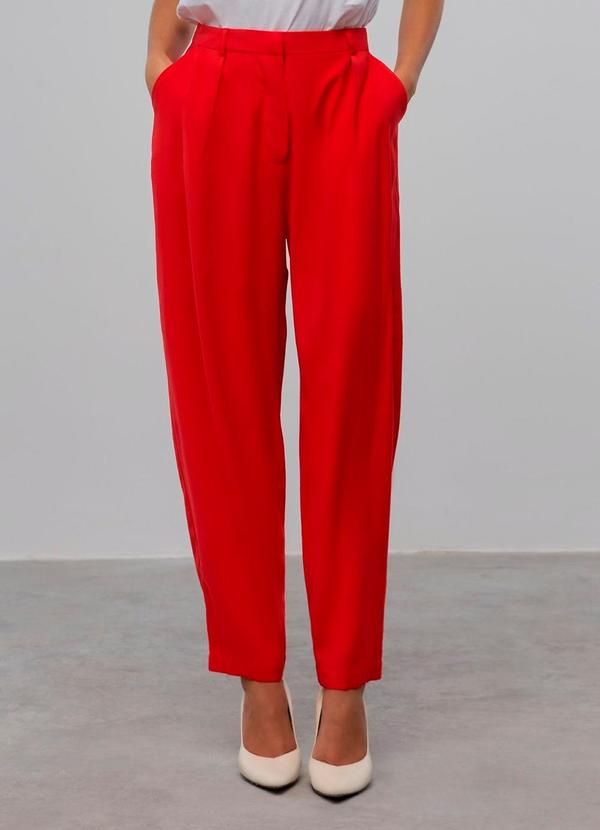 Carlota Costa - Calça Alfaiataria Vermelho 1