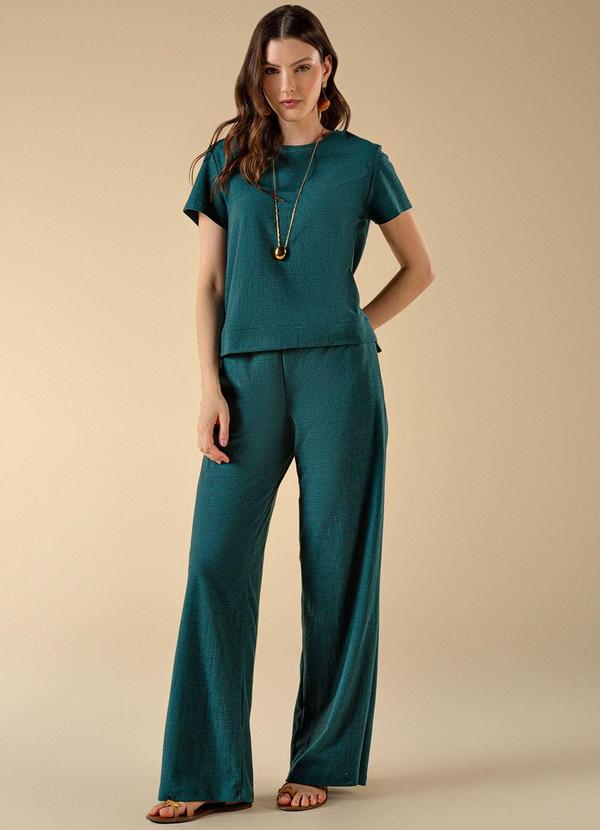 Use Modo - Calça Ampla Verde 2