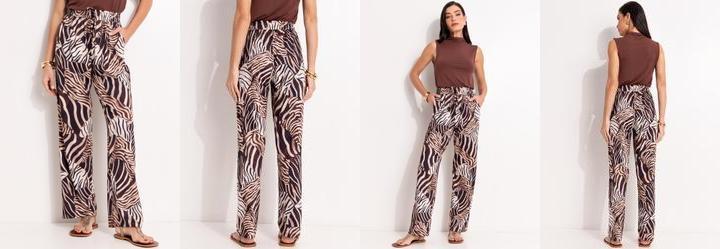 Cala Animal Print em Malha Fria