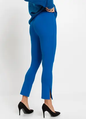bonprix - Calça Azul Royal em Bengaline - BONPRIX