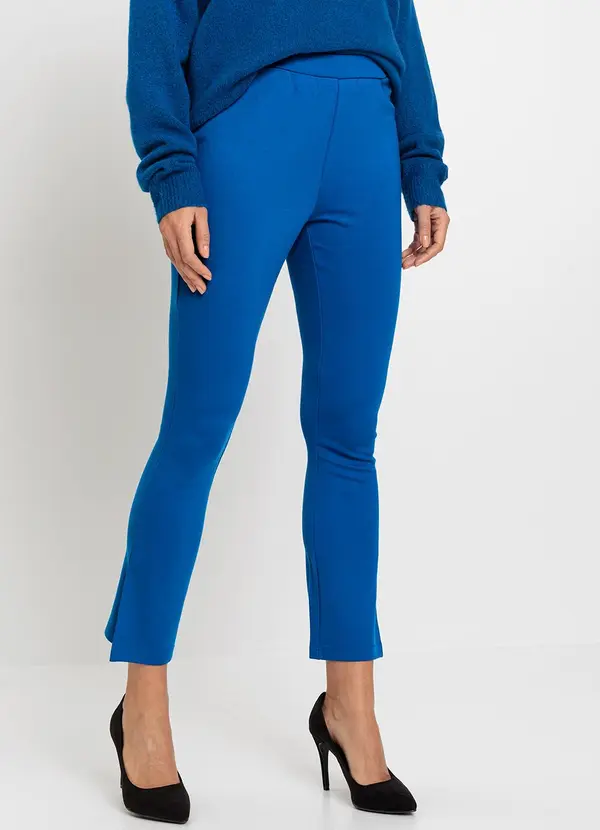 bonprix - Calça Azul Royal em Bengaline