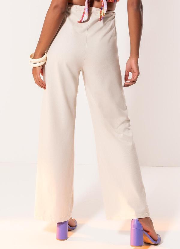 Moda Pop - Calça Bege em Malha 2