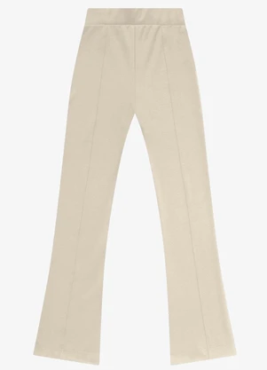 Rovitex - Calça Boot Cut Ponto Roma Bege - ROVITEX