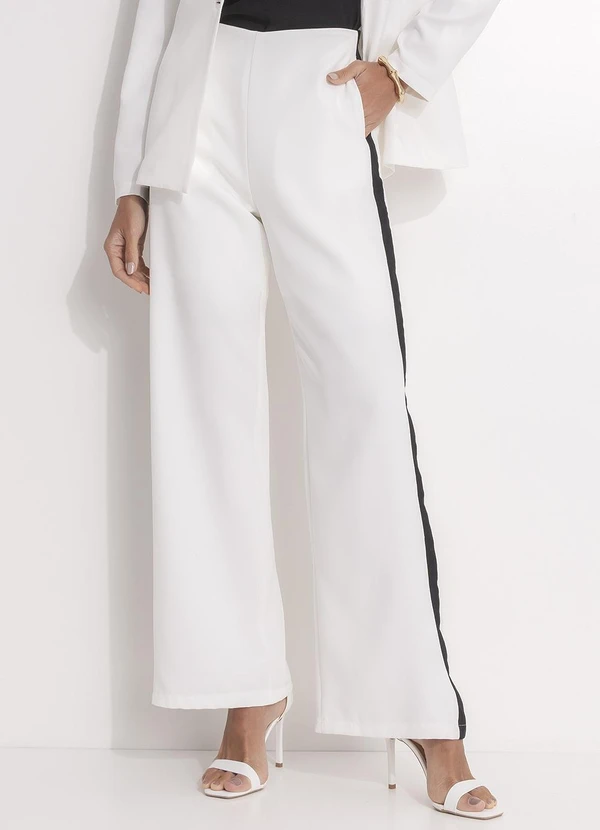 Quintess - Calça Branca em Alfaiataria 7