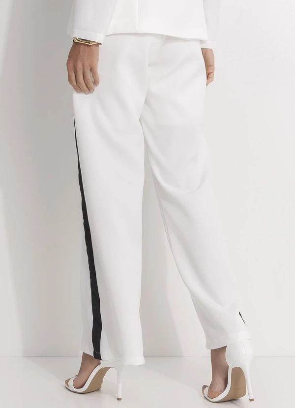 Quintess - Calça Branca em Alfaiataria 8