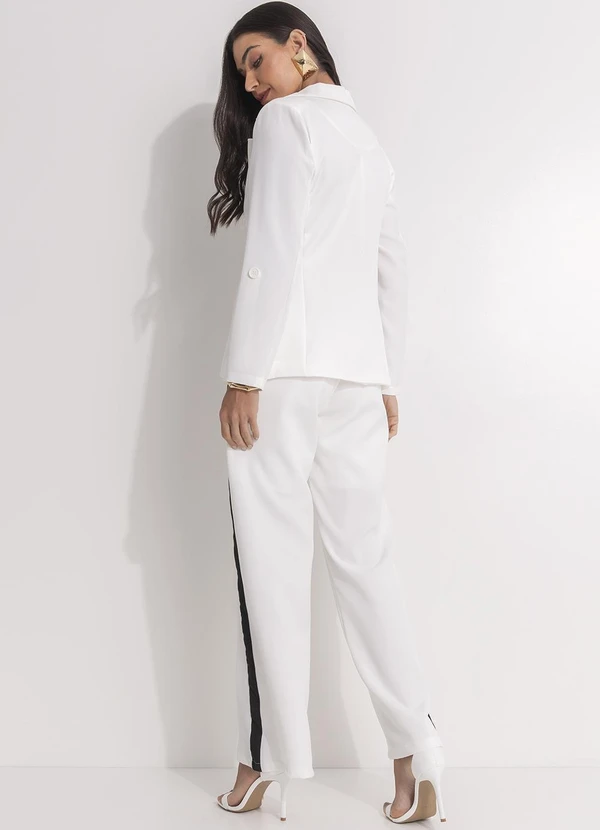 Quintess - Calça Branca em Alfaiataria 10