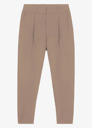 Endless - Calça Cenoura Alfaiataria  Marrom - ENDLESS