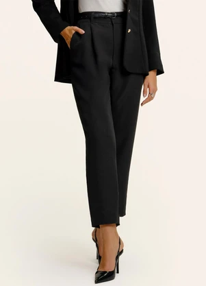 Endless - Calça Cenoura Alfaiataria  Preto - ENDLESS