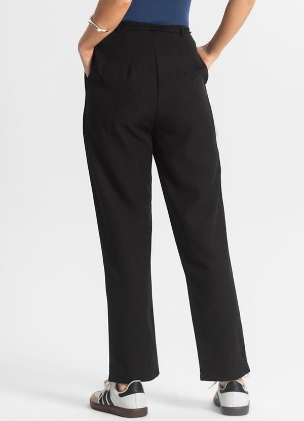 Rovitex - Calça Cenoura em Alfaiataria Veshine Preto 2