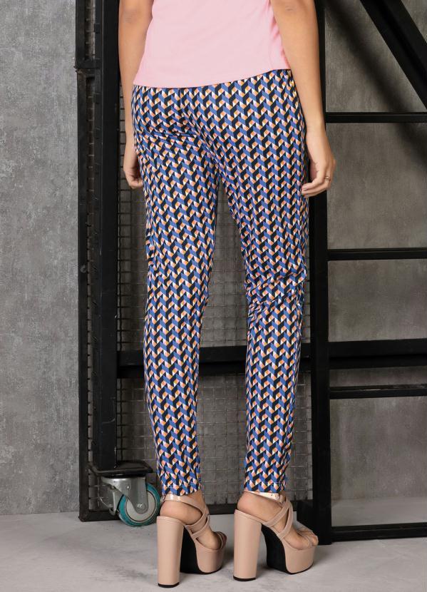 Outlet - Calça Cigarrete Geométrica 2