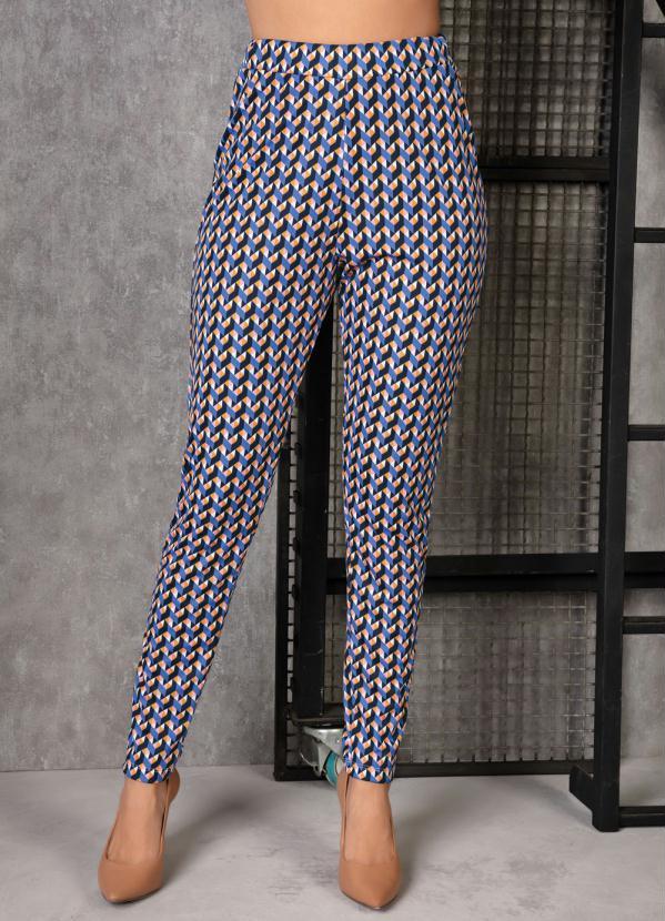 Outlet - Calça Cigarrete Geométrica 6