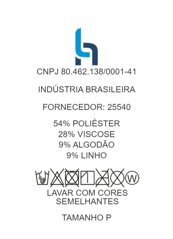 bonprix - Calça com Amarração Azul Marinho 6