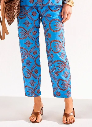 Ritmi Studio - Calça de Alfaiataria em Laise - RITMI STUDIO