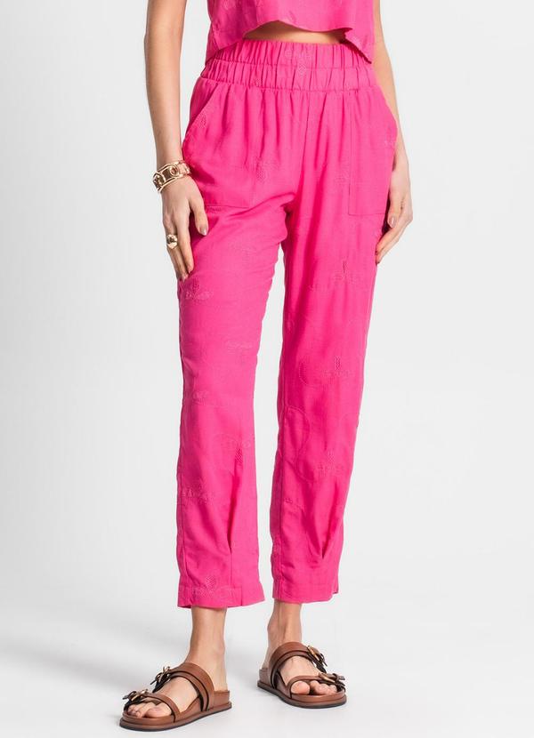 Endless - Calça de Linho Feminina Rosa