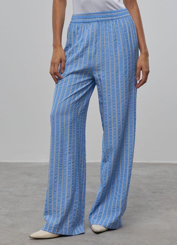 Carlota Costa - Calca de Risca Azul 1