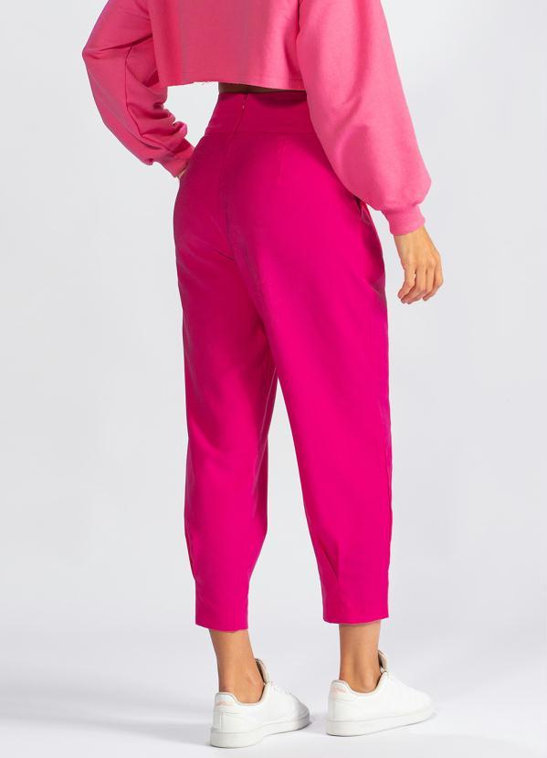 Hering - Calça de Viscose Sarjada Rosa 2