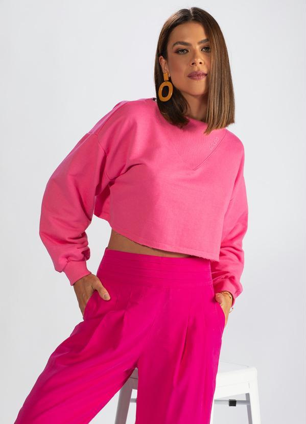Hering - Calça de Viscose Sarjada Rosa 6