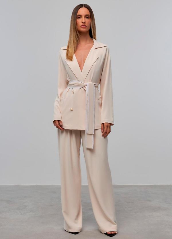 Carlota Costa - Calça Detalhe de Vivo Bege 2