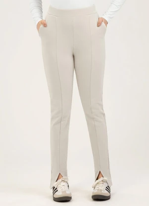 Cativa - Calça em Molecotton  Cinza Claro - CATIVA