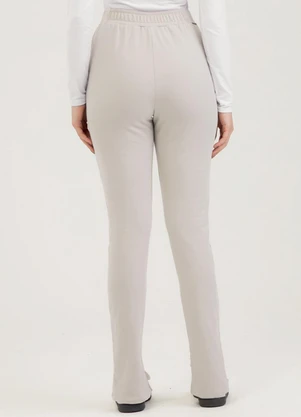 Cativa - Calça em Molecotton  Cinza Claro - CATIVA