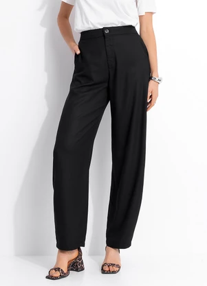 Colcci - Calça em Viscose Preto - COLCCI