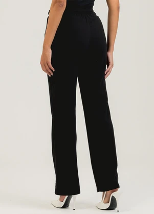 Cativa - Calça em Viscose Preto - CATIVA