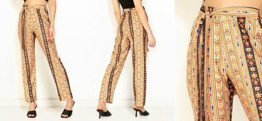 Cala tnica Cintura Alta e Amarrao