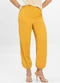 Dianna - Calça Feminina Aladim em Tecido Viscose Verde - variação: Amarelo
