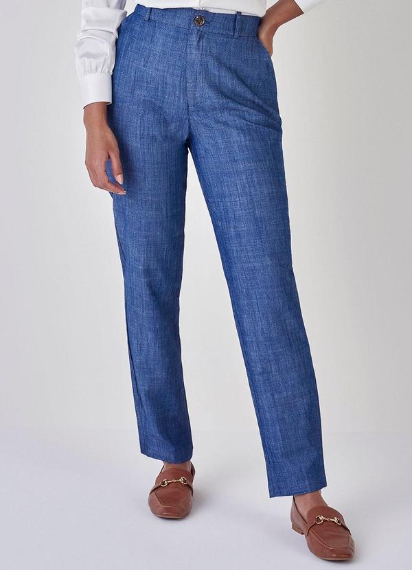 Principessa - Calça Feminina Alfaiataria Jeans Marion