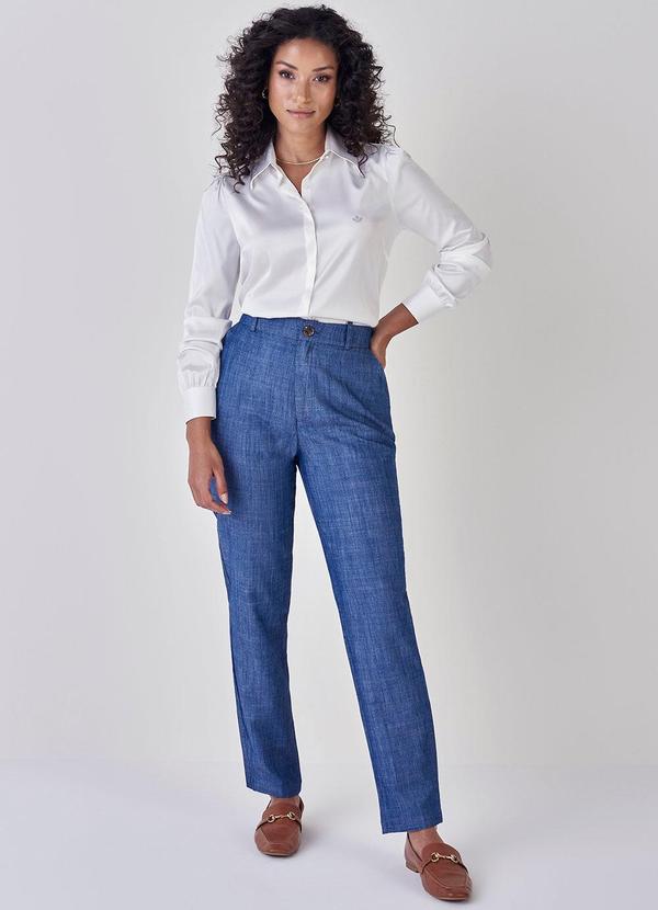 Principessa - Calça Feminina Alfaiataria Jeans Marion 3