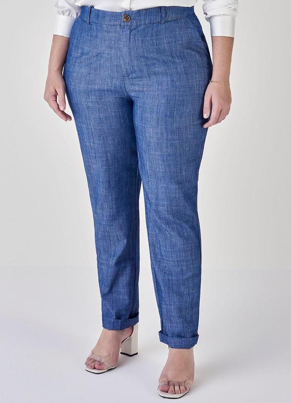 Principessa - Calça Feminina Alfaiataria Jeans Marion 5