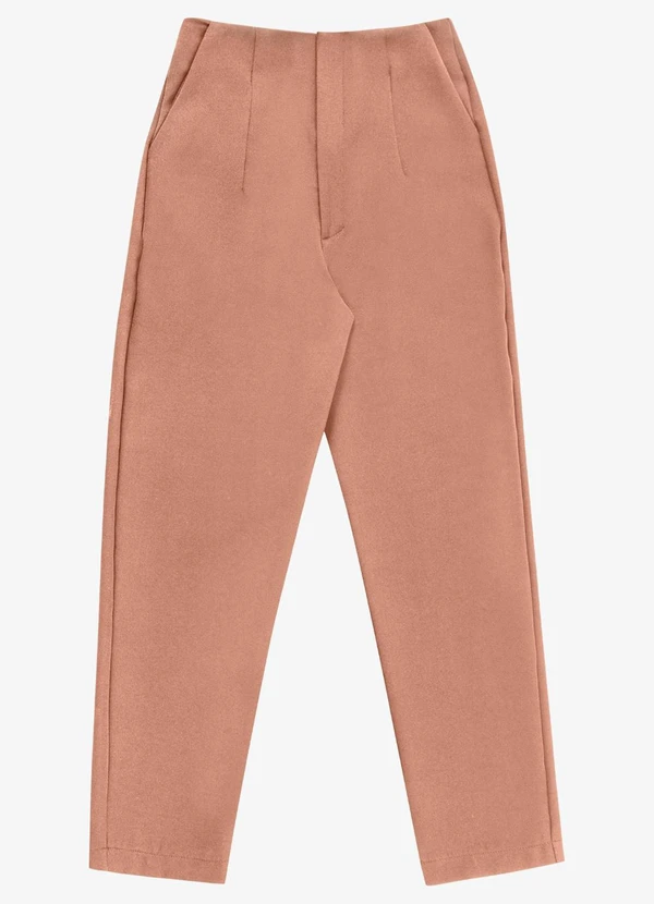 Endless - Calça Feminina Cenoura Alfaiataria Marrom