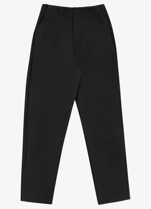 Endless - Calça Feminina Cenoura Alfaiataria Preto - ENDLESS