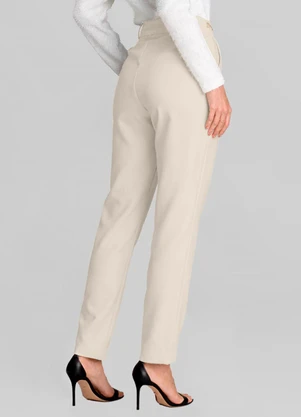 Dianna - Calça Feminina Cenoura em Barbie Strong Bege - DIANNA