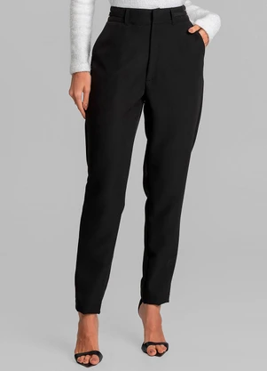 Dianna - Calça Feminina Cenoura em Barbie Strong Preto - DIANNA